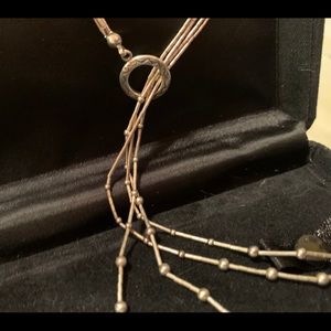 Sterling silver necklace.